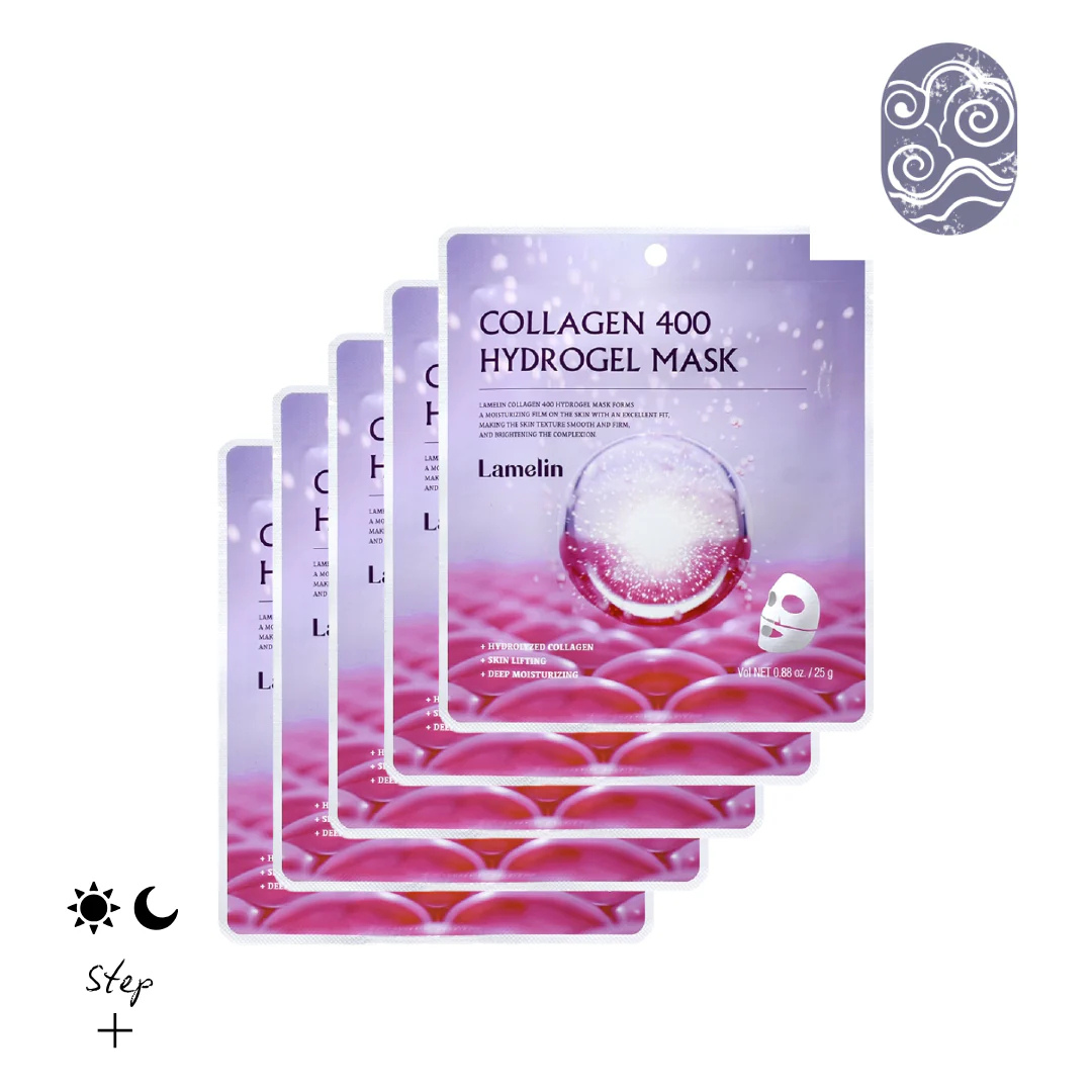 Lamelin Collagen 400 Hydrogel Mask (5 PACK)