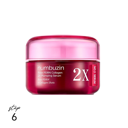 Numbuzin No.2 Rose PDRN Collagen 2x Plumping Serum