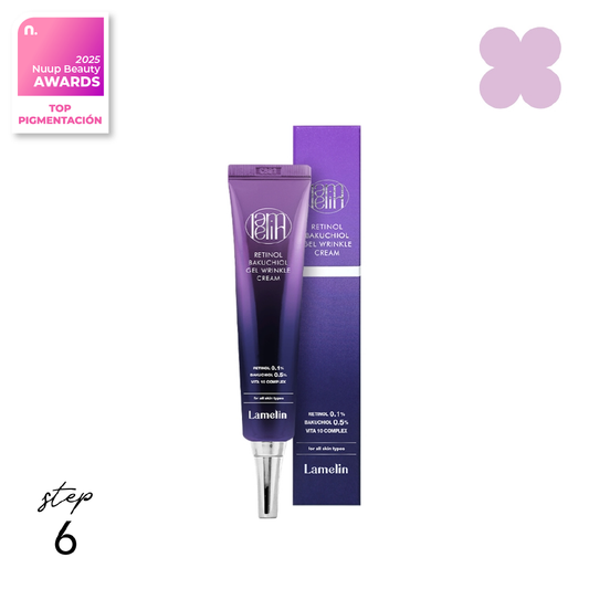 Lamelin Retinol Bakuchiol Gel Wrinkle Cream (All Skin Types / Tone-Improving)