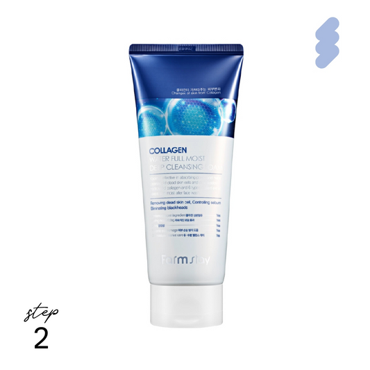 Farmstay Collagen Water Full Moist Deep Cleansing Foam