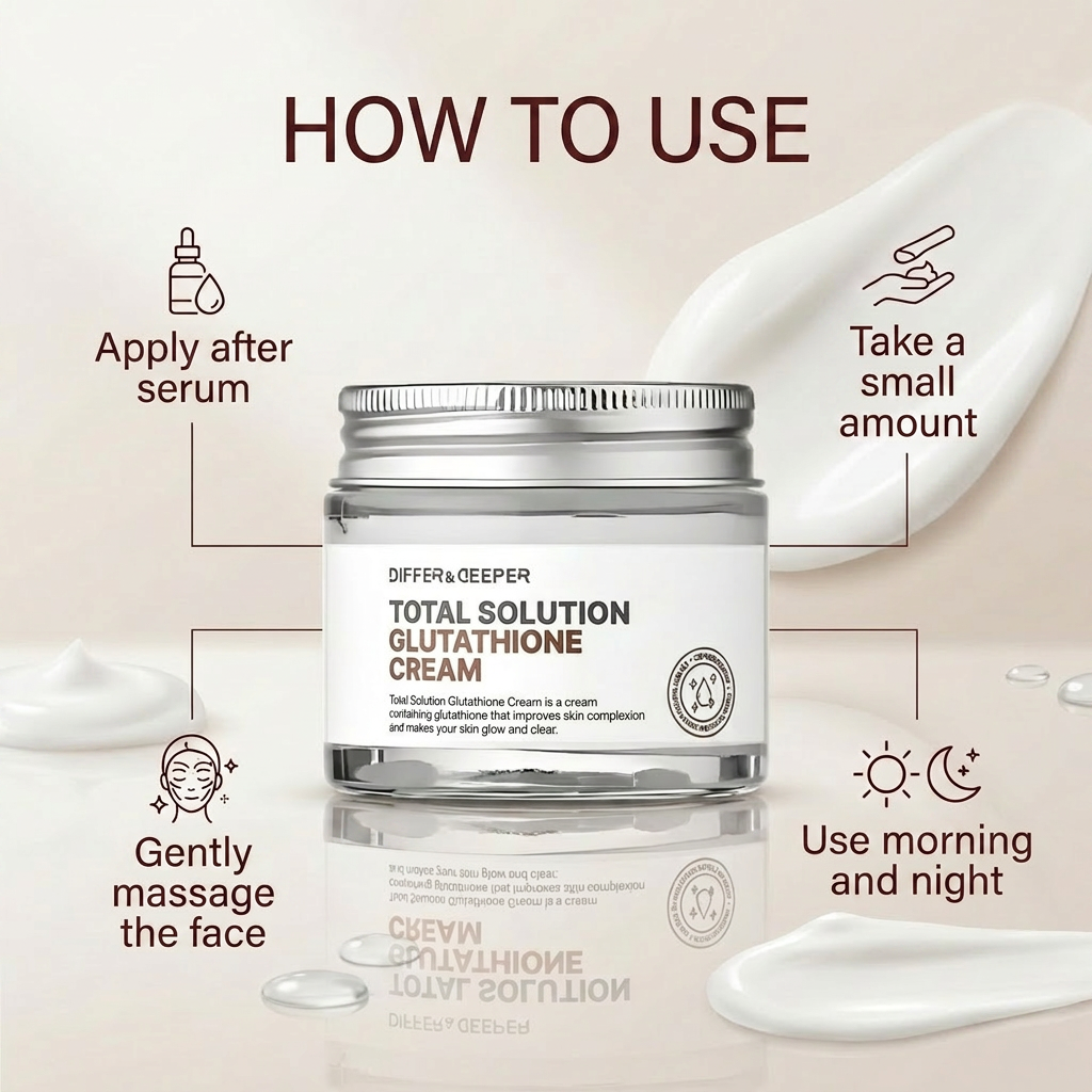 DIffer&Deeper Total Solution Glutathione Cream