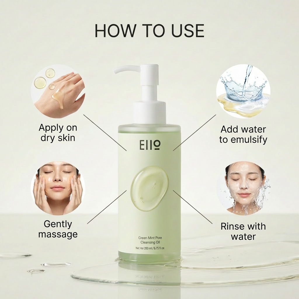 EIIO Green Mint Pore Cleansing Oil