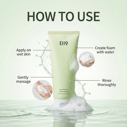 EIIO Green Mint Pore Cleansing Foam
