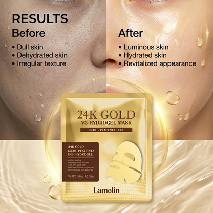 Lamelin 24k Gold V3 Hydrogel Mask (1EA)