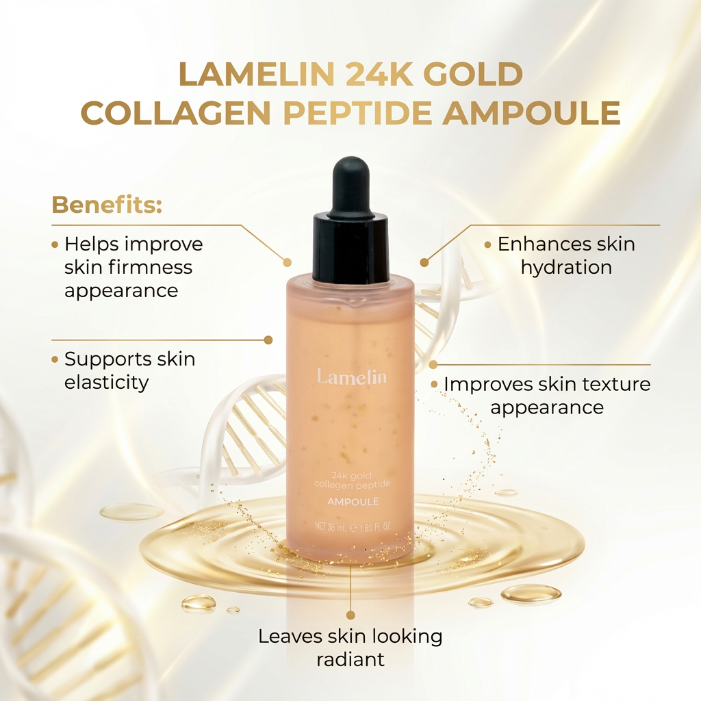Lamelin 24k Gold Collagen Peptide Ampoule