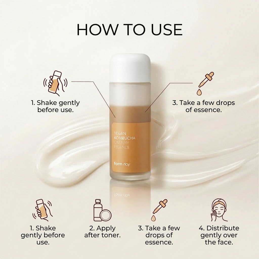 Farmstay Vegan Kombucha Creamy Essence