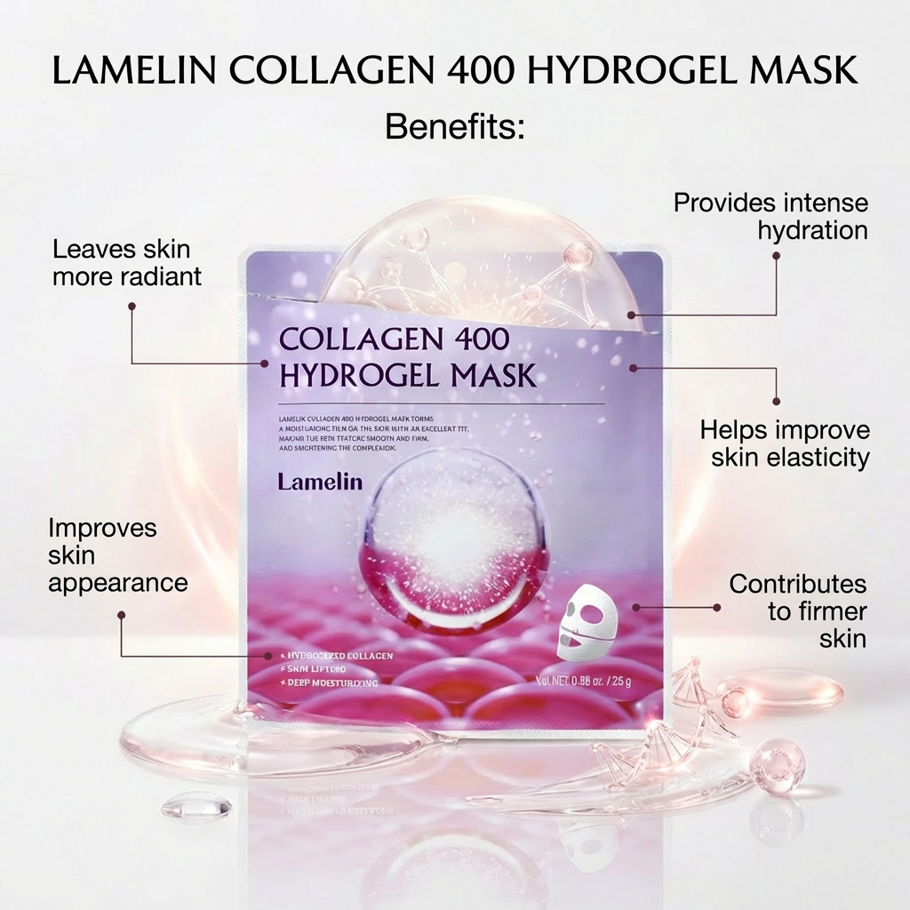 Lamelin Collagen 400 Hydrogel Mask (1EA)