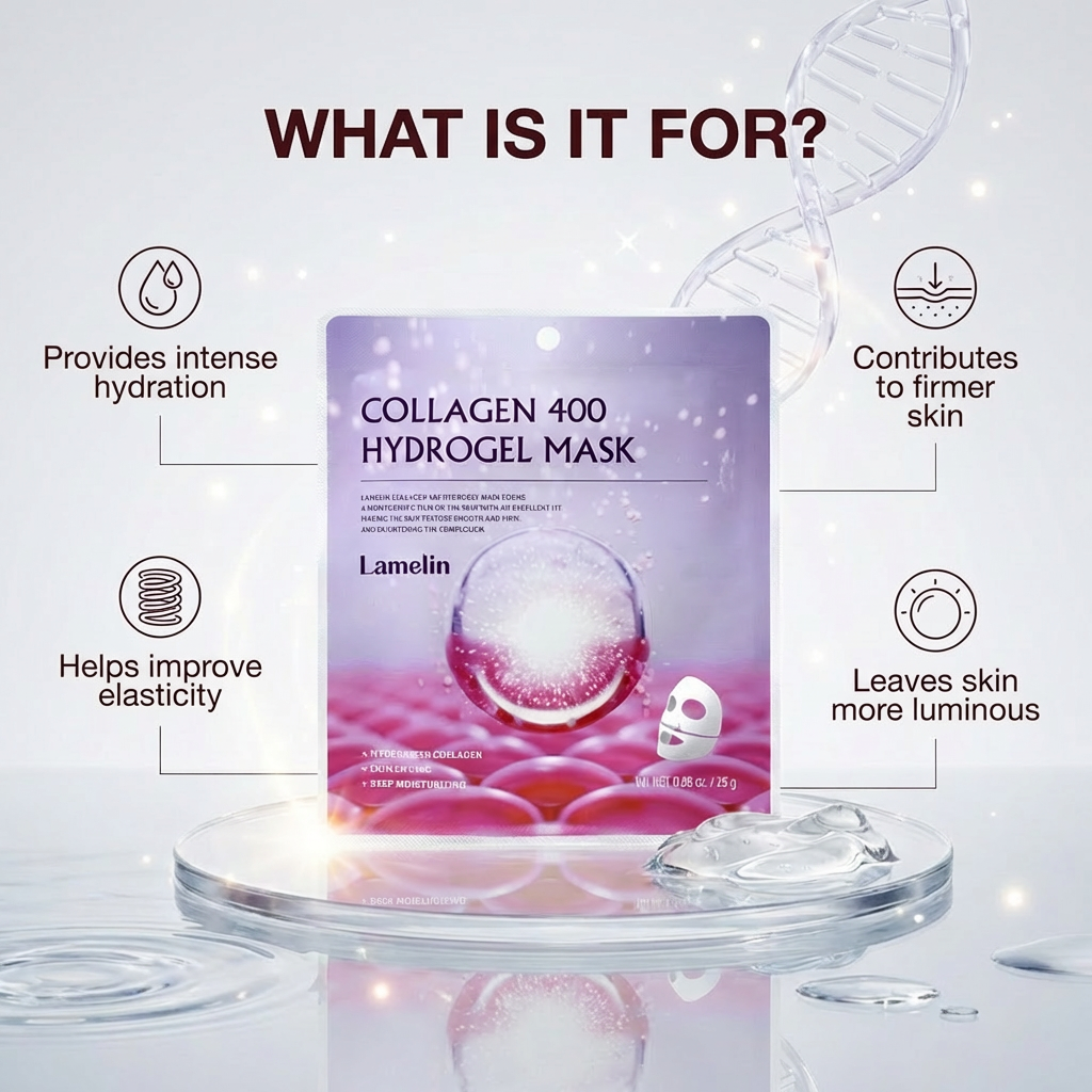 Lamelin Collagen 400 Hydrogel Mask (1EA)