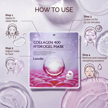 Lamelin Collagen 400 Hydrogel Mask (1EA)