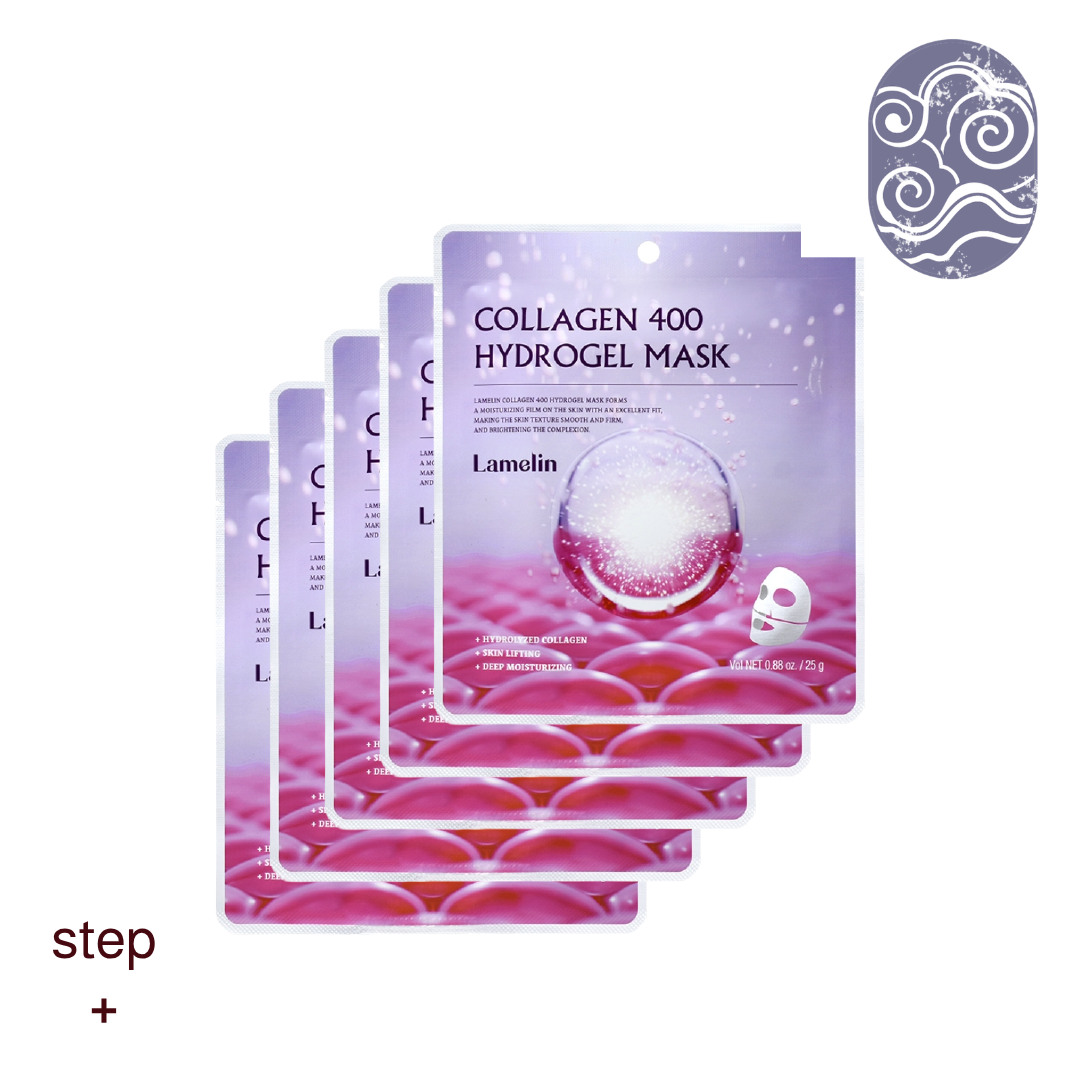 Lamelin Collagen 400 Hydrogel Mask (5 PACK)