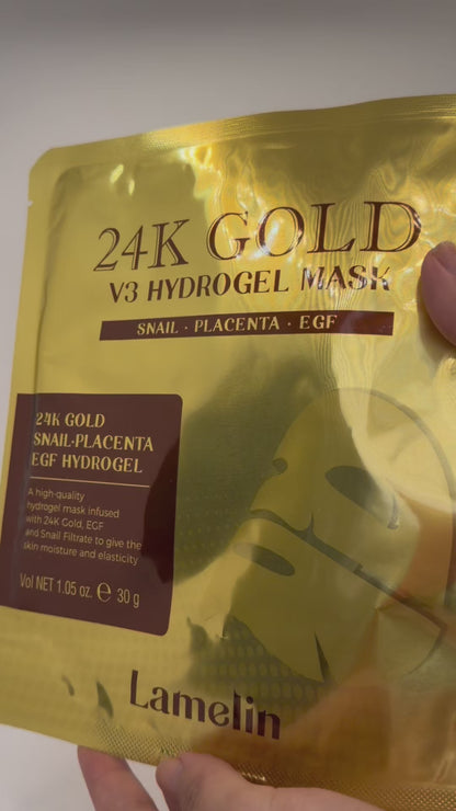 Lamelin 24k Gold V3 Hydrogel Mask (1EA)
